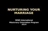 Nurturing your marriage