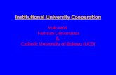 Institutional University Cooperation VLIR-UOS   Flemish Universities &