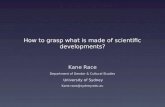 How to grasp what is made of scientific developments?