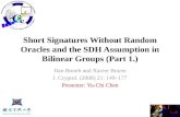 Short Signatures Without Random  Oracles and  the  SDH Assumption  in Bilinear  Groups (Part 1.)