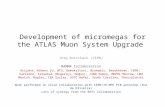 Development of  m icromegas  for the ATLAS  Muon  System Upgrade