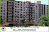 Affordable Housing Preservation in DC Harry D. Sewell, Executive Director and CEO