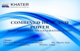 COMBINED HEAT AND POWER HEAT RECOVERY ON GENERATORS FUME