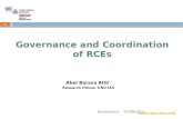 Governance and Coordination of RCEs