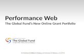 Performance Web The Global Fund’s New Online Grant Portfolio