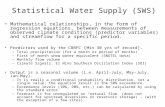 Statistical Water Supply (SWS)