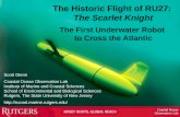 The Historic Flight of RU27:  The Scarlet Knight The First Underwater Robot  to Cross the Atlantic