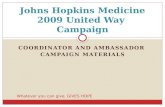 Johns Hopkins Medicine 2009 United Way  Campaign