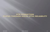 PCB production Plated Through holes (PTH) reliability