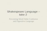 Shakespeare Language – take 2