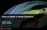 How to Make a Great Handout