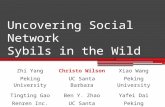 Uncovering Social Network Sybils in the Wild
