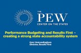 Performance Budgeting and Results First – creating a strong state accountability system
