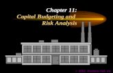 Chapter 11: Capital Budgeting and  Risk Analysis