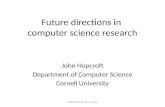 Future directions in  computer science research