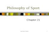 Philosophy of Sport