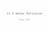 11-3 Water Pollution