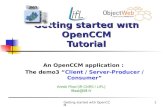 Getting started with OpenCCM Tutorial