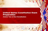 United States Constitution Exam Preparation
