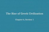 The Rise of Greek Civilization