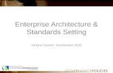 Enterprise  Architecture  & Standards Setting MnGeo Council -  Nonmember 2010