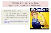 Women On The Home Front Pg.40   (top  ½) with Quad Partner 1