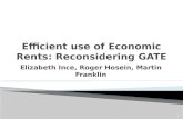 Efficient use of Economic Rents: Reconsidering GATE