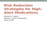 Risk Reduction Strategies for High-Alert Medications