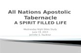 All Nations Apostolic  Tabernacle A SPIRIT FILLED LIFE