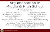 Argumentation in  Middle & High  School Science