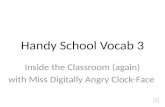 Handy School Vocab 3