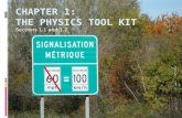 Chapter 1:  The Physics Tool Kit