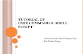 Tutorial of Unix Command & shell  script S  5027