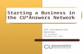 Starting a Business in the CU*Answers Network