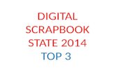 DIGITAL SCRAPBOOK  STATE  2014 TOP 3