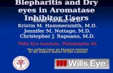 Blepharitis and Dry eyes in Aromatase Inhibitor Users