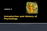 Introduction and History of Psychology