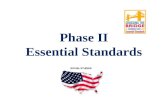 Phase II Essential Standards