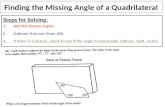 Finding the Missing Angle of a Quadrilateral