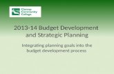 2013-14 Budget Development  and Strategic Planning