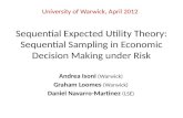 Sequential Expected Utility Theory: Sequential Sampling in Economic Decision Making under Risk