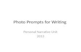 Photo Prompts for Writing