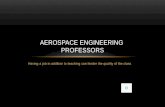 Aerospace Engineering  Professors