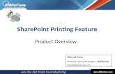 SharePoint  Printing  Feature