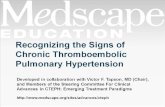 Recognizing the Signs of Chronic Thromboembolic Pulmonary Hypertension