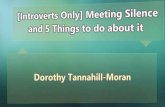 ppt 40143 Introverts Only Meeting Silence and 5 Things to do about it