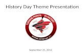 History Day Theme Presentation