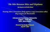 Advanced Computer Networks   CS577 – Fall 2013 WPI, Worcester. Presented by Pankaj  Didwania