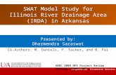 SWAT Model Study for Illinois River Drainage Area (IRDA) in Arkansas