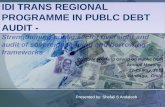IDI TRANS REGIONAL PROGRAMME IN PUBLC  DEBT AUDIT -